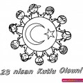 23 Nisan Dünya Çocukları Mandalası