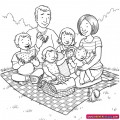 Piknikteyiz (aile boyama)