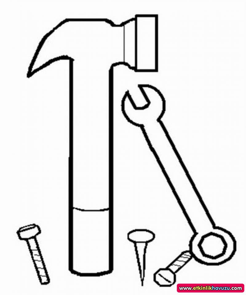 Картинки молоток распечатать
